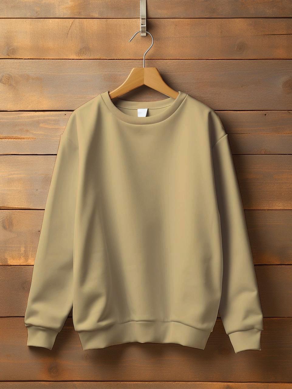 Basic peach colour sweatshirt