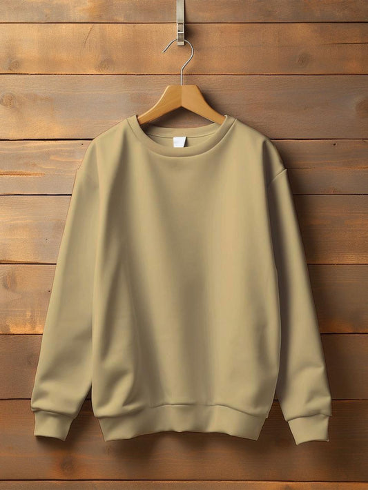 Basic peach colour sweatshirt