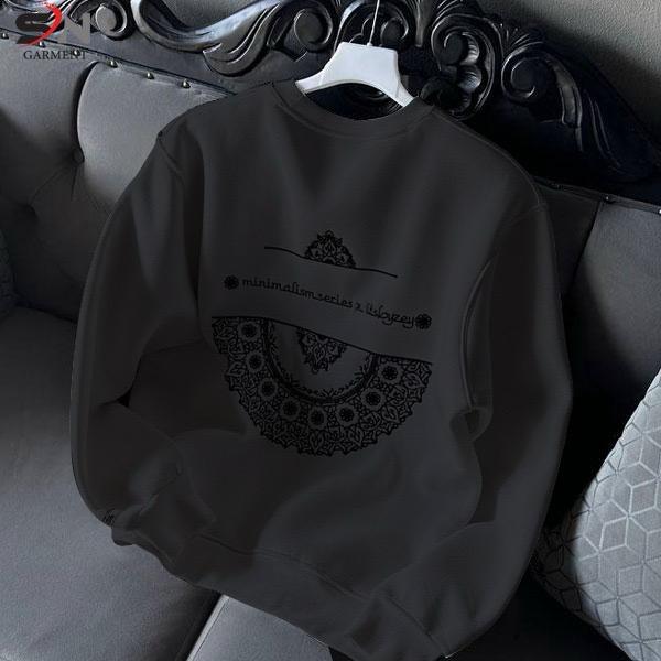 Ajrak front back Embossed printed Sweatshirt