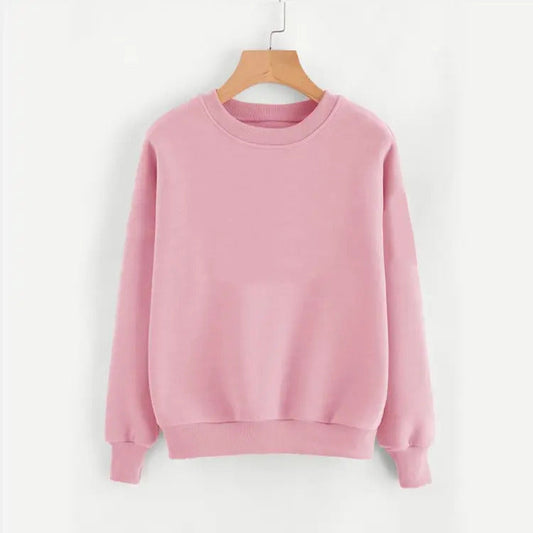 Pink Basic Sweat Shirt